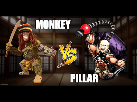 Monkey D. Dagger VS Pillar Dude Wan Fu