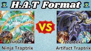 Ninja Jurrac Traptrix Vs Vortex Artifact Traptrix! | HAT Format Replay Review! | April 2014 Banlist