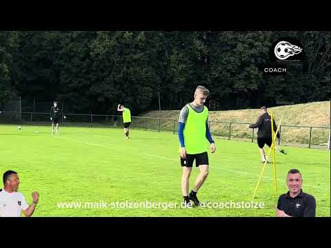Fussballtraining: Fussballspezifisches Warm up mit Passen und Koordinationselementen 2.0