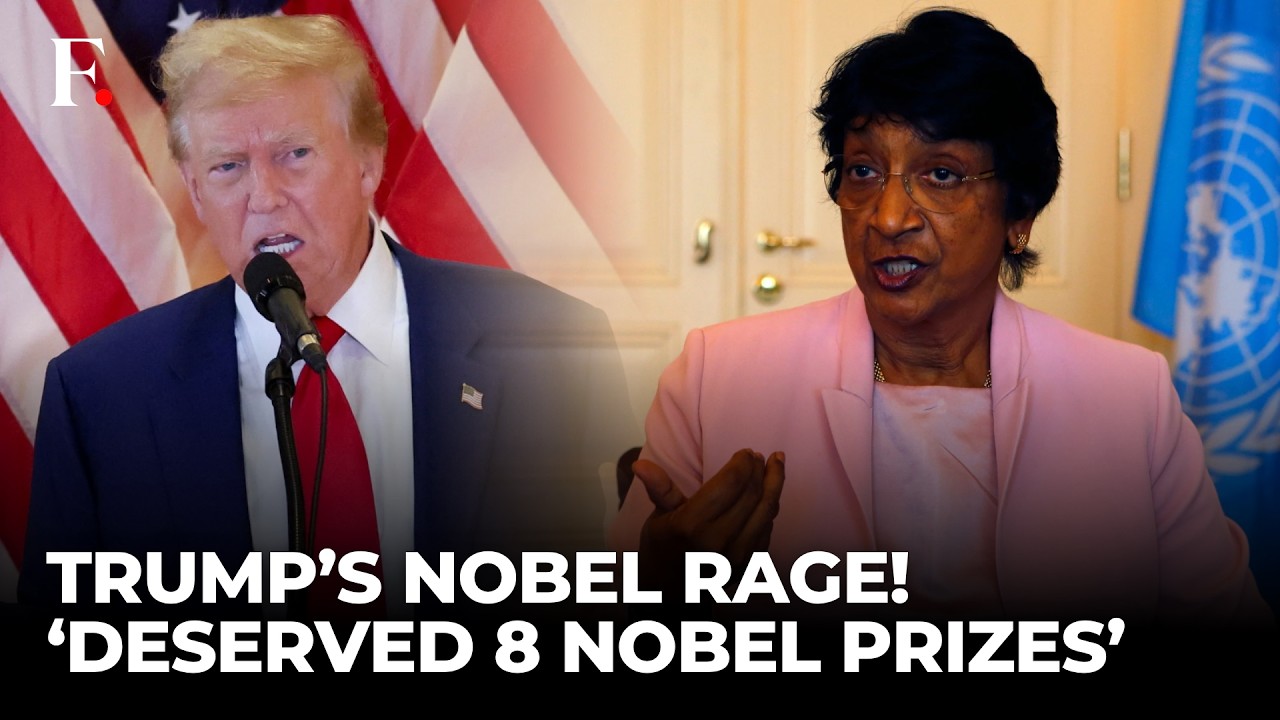 Trump FURIOUS Over Nobel Snub, Calls Prize ‘DISGRACED’ & Threatens Iran | FP Video
