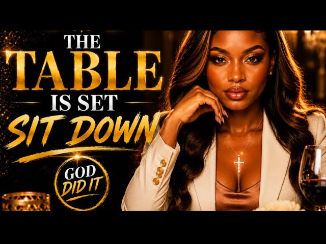 THE TABLE IS SET — SIT DOWN | R&B Gospel Soul