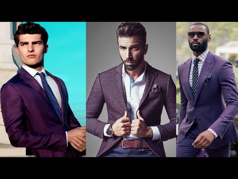 Purple Color Combinations Clothe Ideas For Men