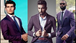 Purple Color Combinations Clothe Ideas For Men