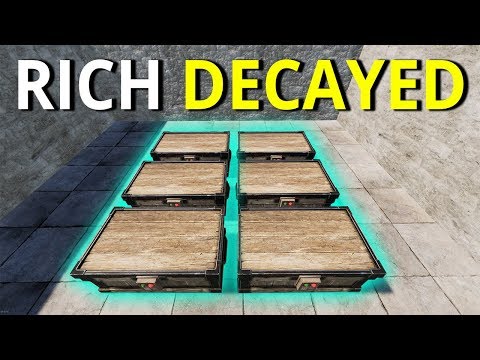LOADED DECAYED END GAME BASE MADE US SUPER RICH  - Rust Survival 1/2