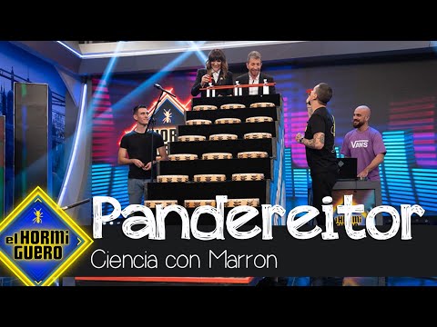 Marron crea el "pandereitor" el nuevo instrumento que ha dejado enamorada a Rozalén - El Hormiguero
