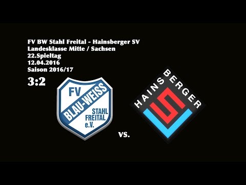 22.Spieltag /Landesklasse Mitte - (2016/17)/FV BW Stahl Freital - Hainsberger SV  3:2