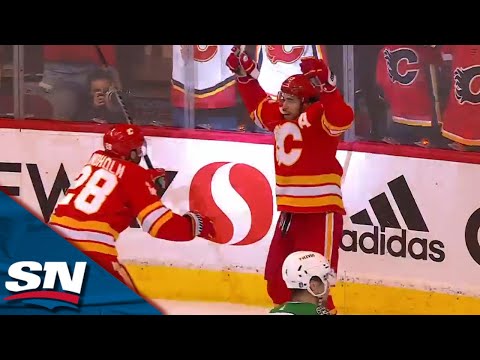 Johnny Gaudreau Buries Rebound to Win Game 7 and Eliminate Stars in Overtime