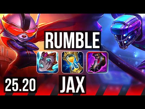 RUMBLE vs JAX (TOP) | 8/1/5 | KR Challenger | 25.20