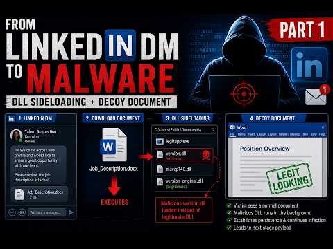 From LinkedIn DM to DLL Sideloading | Inside a Fake Job Interview Malware Part 1