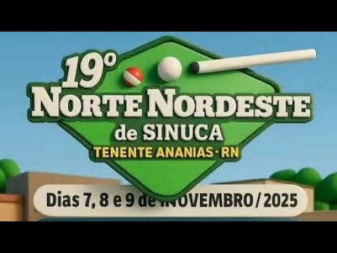 R$ 25.500 Finais do Torneio de Tenente Ananias - RN 09/11/25 AO VIVO #sinucaaovivohoje
