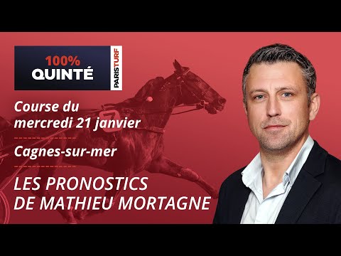 Pronostics Quinté PMU - 100% Quinté du Mercredi 21 janvier à Cagnes-sur-mer