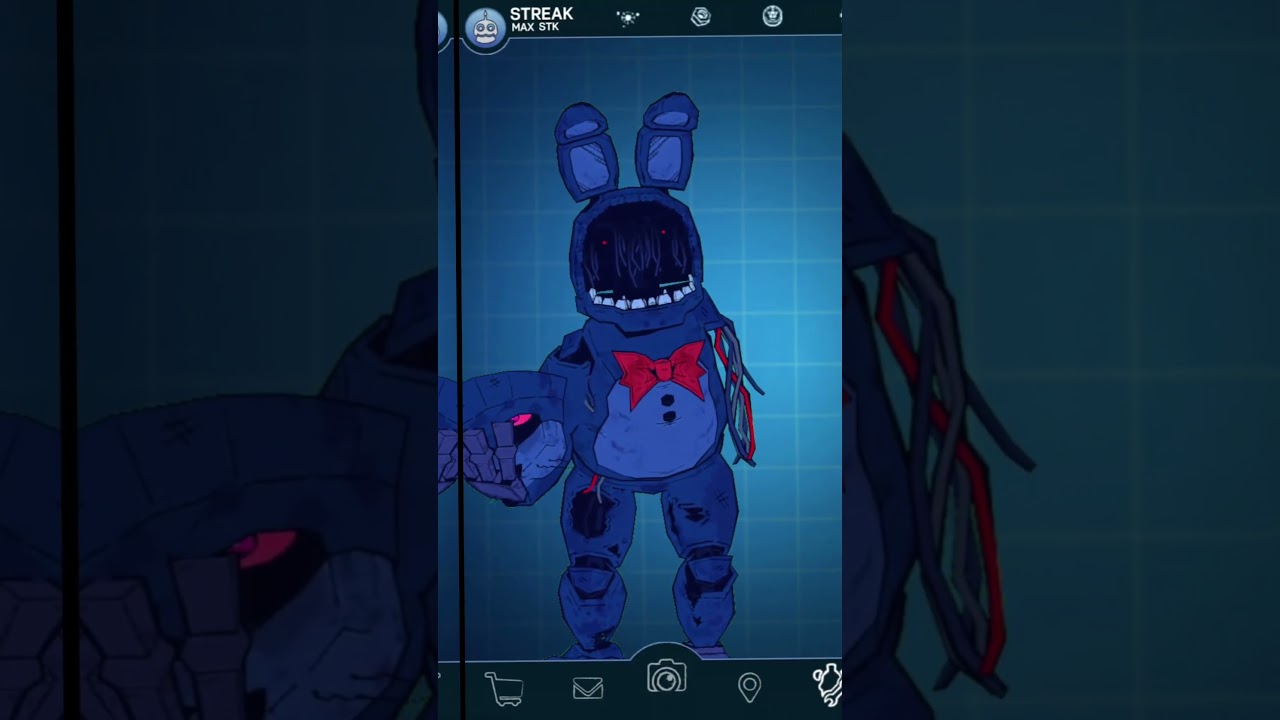 What do the withered animatronics look like in retro mode