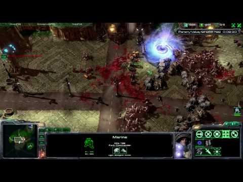 Starcraft 2 MOD - Zombie Defence (Best of Top 10 Games Change oGc MC TLO)