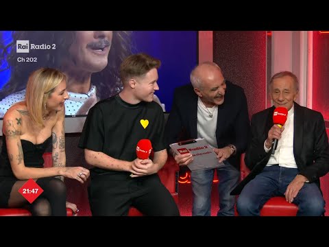 Intervista ad Alfa e Roberto Vecchioni (4ª serata) - Radio2 a Sanremo