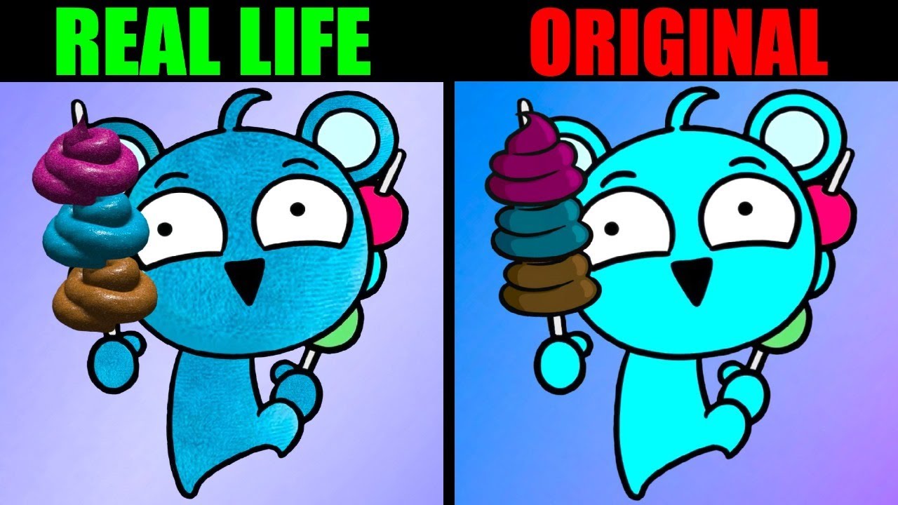 The Best TikTok of Incredibox Sprunki  REAL LIFE vs ORIGINAL 34