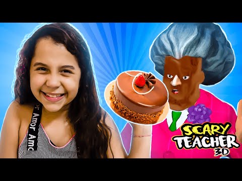 PIE IN THE TEACHER'S FACE - Scary Teacher