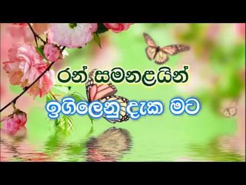 Ran Samanalayin karaoke (without voice) -