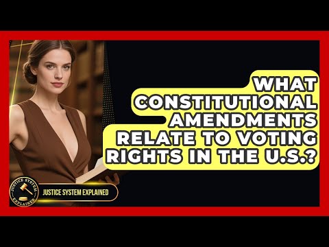 What Constitutional Amendments Relate to Voting Rights in the U.S.? - Justice System Explained