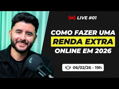 Como fazer uma renda extra online em 2026 | Live #1