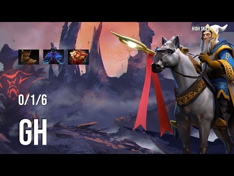 Dota 2 Pro Gameplay   GH   Keeper of the Light   0 1 6   High Skill Dota 2 / Support Nigma Galaxy