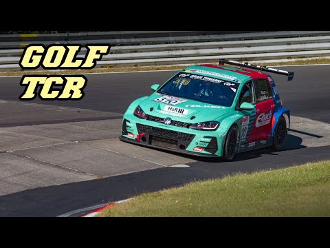 VW Golf TCR | flybys, light backfire & race action | 2018-2022