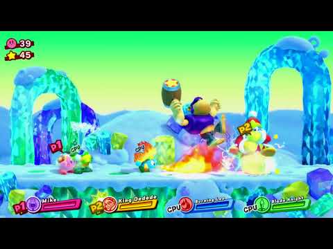 (Bonkers) Boss Battle at Echo's Edge. World of Miracles. Planet Popstar. Kirby Star Allies