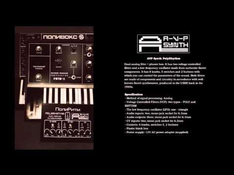 AVP Synth PolyRhythm (dual analog filter + phaser) teaser