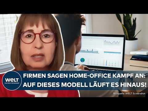 HOME-OFFICE: Deutsche Unternehmen wollen Remote abschaffen - Das sagen die Statistiken zum Jobmodell
