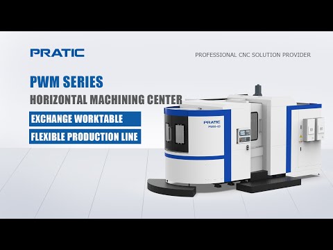 Горизонтальный обрабатывающий центр Pratic CNC PWM-63 - Видео c Youtube №1