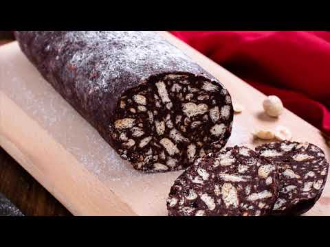 SALAME DI CIOCCOLATO FACILE (senza uova e senza cottura!)