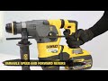 Perforatorius DeWalt DCH333X2-QW; 3,5 J; SDS-plus; 54 V; 2x9,0 Ah akum.