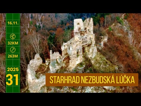 Starhrad Nezbudská Lúčka a update stavby cyklotrasy Varín - Nezbudská Lúčka (reverz)