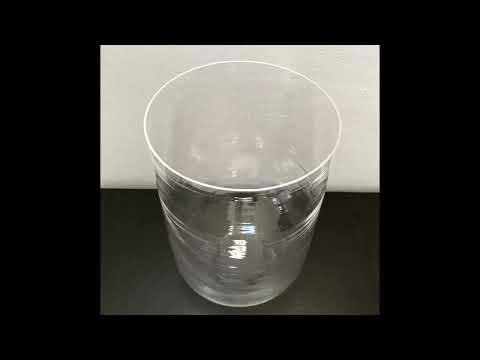 Clear Perfect Note B 3rd Octave Crown Chakra Pure Crystal Singing Bowl 7"