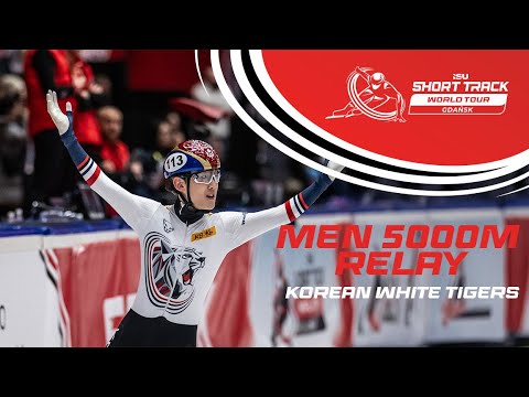 **Korean White Tigers Claim Relay Gold! | 5000m Relay | Gdansk 2025 | #ShortTrackWorldTour**
