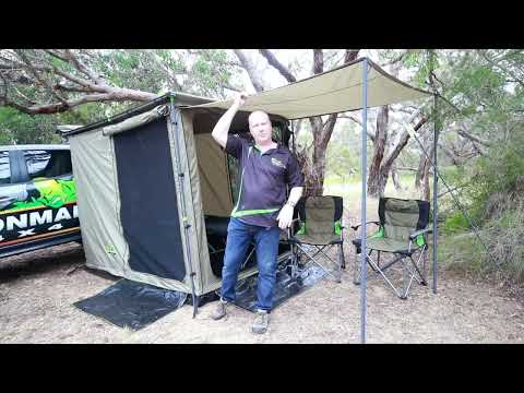 Ironman 4x4 Awning room, providing extra shelter