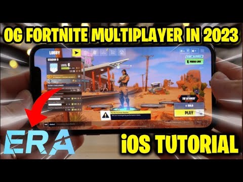 How to play OG Fortnite Multiplayer in 2023 on iOS! (Project Era Tutorial)