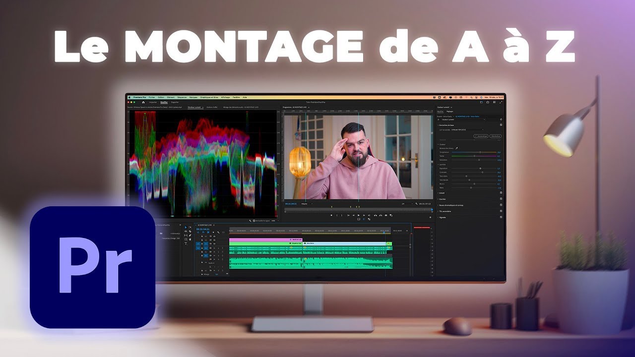 MONTAGE Vidéo / Premiere Pro - Tuto COMPLET pour DEBUTANTS (2024)