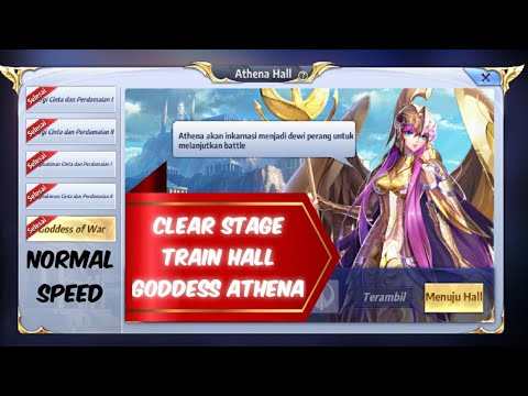 Tutorial Train Hall Goddess Athena Full - (Normal Speed) Saint  Seiya Awakening