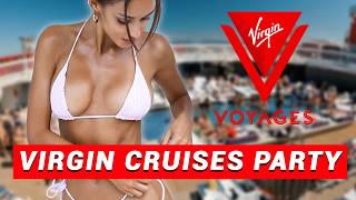 Scarlet Lady Pool Party Adventure: Experience Virgin Voyages Like Never Before! [4K]