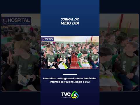 Em Lindóia do Sul, 60 alunos do quarto ano do Núcleo de Educação Ottaviano Nicolao, se formaram onte