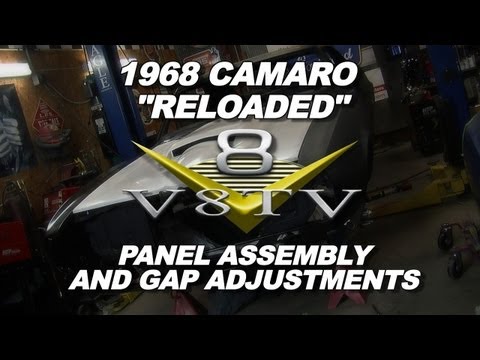 1968 Camaro "Reloaded" Sheet Metal Alignment and Panel Gaps Video V8TV