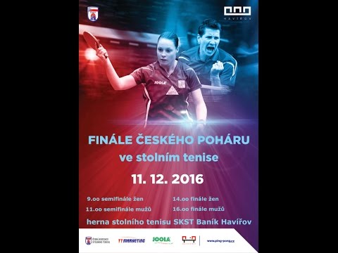 FINÁLOVÉ UTKÁNÍ ČESKÉHO POHÁRU ve stolním tenise mužů