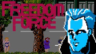 Freedom Force (NES Zapper) original video game | full game session for 1 Player 🎮