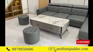 Giao Ghế Sofa Chữ L Cao Cấp GK34 cho khách Tây Ninh - noithatgiakho.com