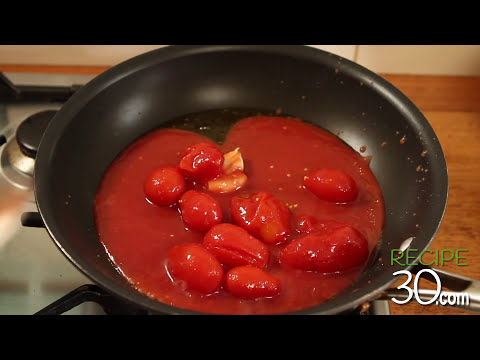 Shrimp Pasta with Roasted Tomato and Chili sauce