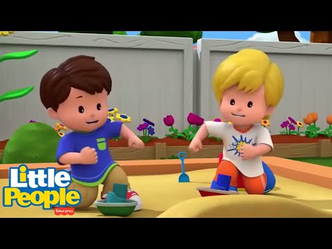 Helping Each Other Out! ⭐ Fisher Price Little People ⭐ 1 Hour Compilation - Kids TV Series, Kingdom Kids Zone - Little People - Fisher Price