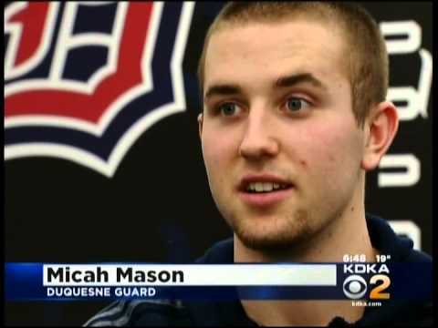 Micah Mason - KDKA TV - Duquesne Dukes