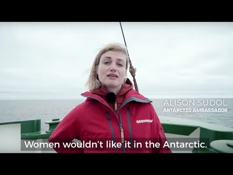 Alison Sudol and the international women fighting to protect the Antarctic #IWD2018