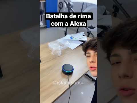 Rhyme battle with Alexa lol #alexa