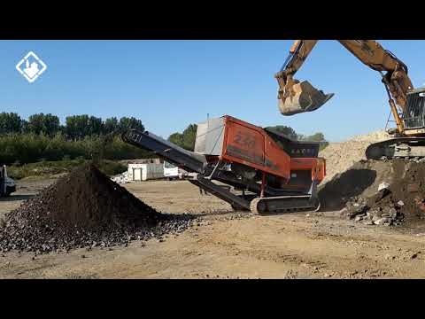 Vermietung mobiler Sieb- und Brechanlagen - Brechanlage Arjes Impaktor 250 - Dringenberg Recycling